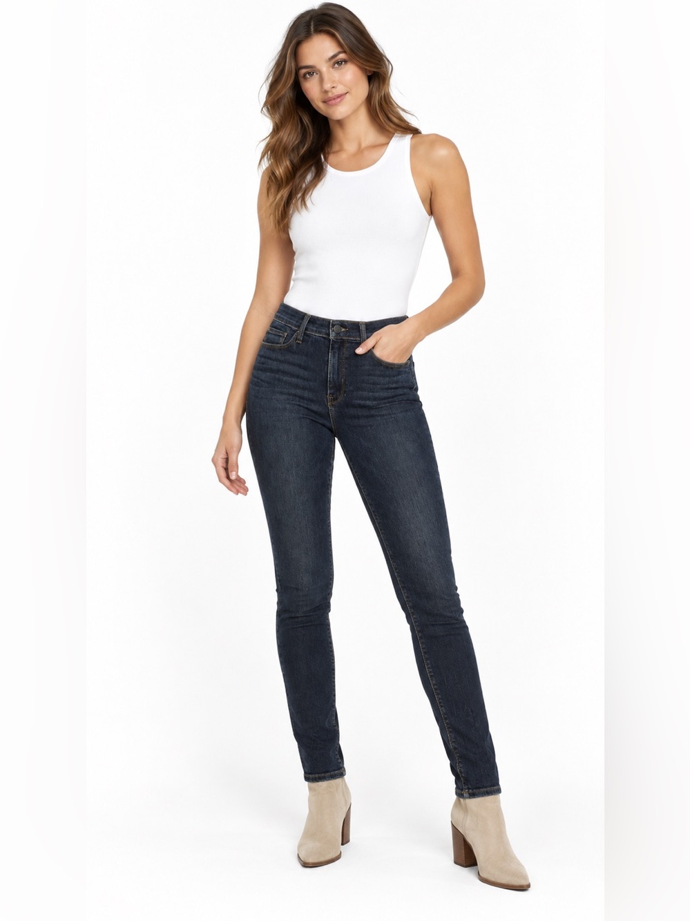 Hudson Jeans Women’s Dark Indigo Skinny Jeans
